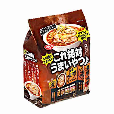 送料無料 これ絶対うまいやつ 濃厚味噌 日清食品 3食パック 9個入