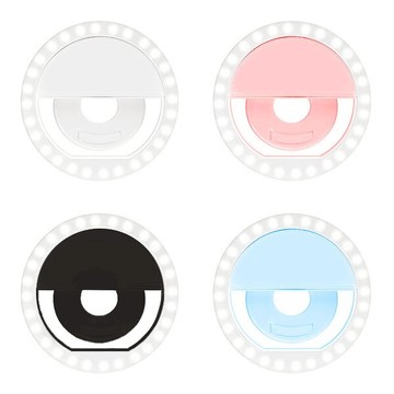 LED自拍補光燈(USB充電款) 直播美肌鏡頭 修圖美顏神器 手機自拍燈 贈品禮品