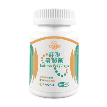 來而康 力亮 芽孢乳酸菌膠囊 (60粒/罐) 改變菌叢生態 維持消化道機能 全素可食