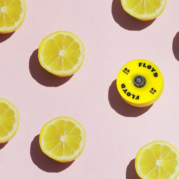 Floyd 專用行李箱滑板輪 八件組 (黃色）