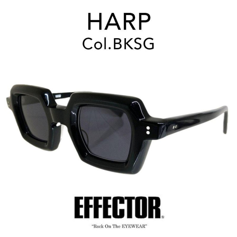 EFFECTOR エフェクター「HARP/ハープ」Col.BKSG ブラック黒 サングラス