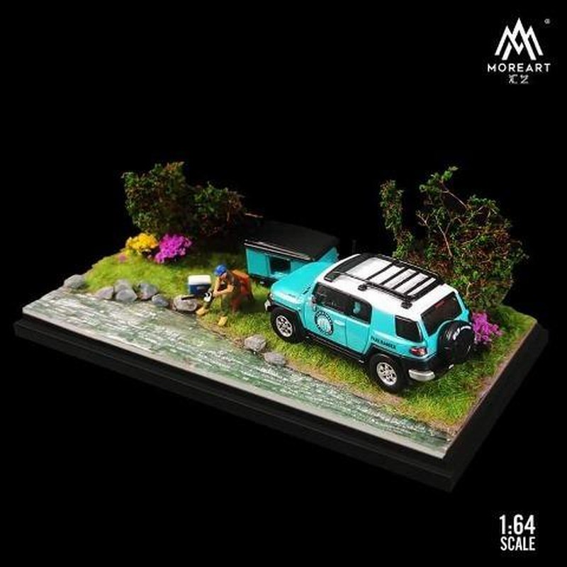 新品 MoreArt 1/64 森林 川 渓流釣り ジオラマ | LINEブランドカタログ