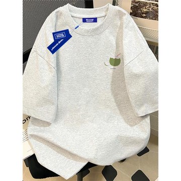 WASSUP中國潮牌原創小眾椰子短袖T恤男女小眾情侶半袖寬松上衣夏