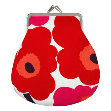 【MARIMEKKO】PIENI KUKKARO MINI UNIKKO 印花錢包