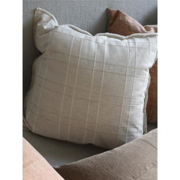 弋采民宿野奢中古治愈侘寂風沙發棉麻抱枕靠墊腰枕靠包靠背枕頭套