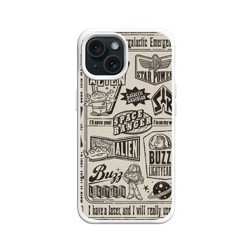 iPhone 15 SolidX 白 - 迪士尼-玩具總動員 Toy Story - 玩具總動員-美式風格