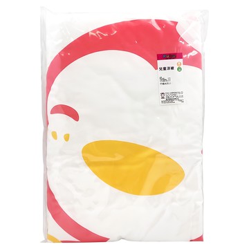 PUKU 藍色企鵝 兒童涼被 柔軟親膚包邊 保暖透氣不悶熱 童趣印花設計  90 x 120cm  粉色  1條