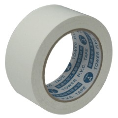 TOWER PVC白色膠帶/卷