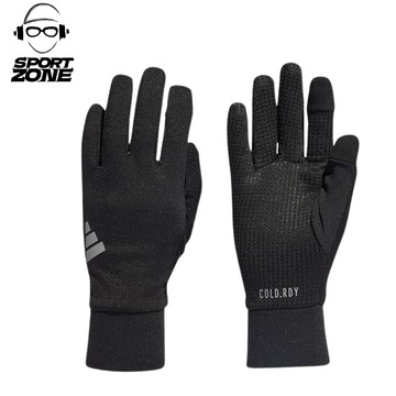 ADIDAS COLD.RDY 保暖觸控慢跑手套 運動手套 黑 手套 保暖 HY0670