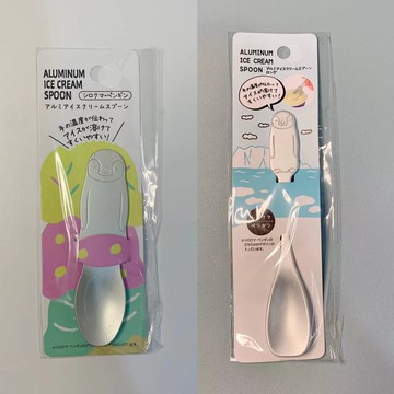 ⭐免運臺灣有貨⭐日本鋁製冰淇淋創意可愛雪糕冰激淩企鵝白熊甜品果凍勺子