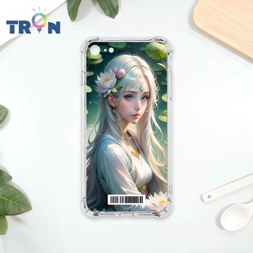TRON IPhone 7/8/SE2 荷葉中的少女 四角防摔載具殼 軟殼 手機殼