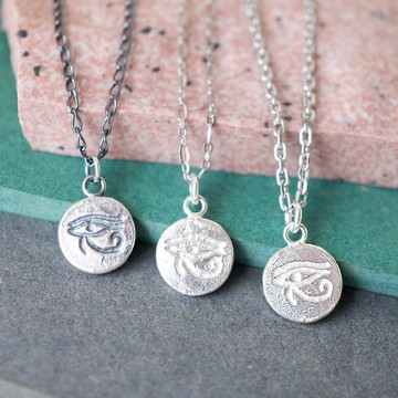 環遊世界埃及【荷魯斯之眼】圖騰原創925純銀項鍊