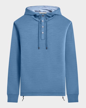 Men's Wool Quarter-Zip Hoodie
