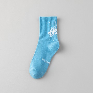 台灣出貨-子男中筒長潮牌高幫籃球春秋季街頭運動男ins 潮流長筒