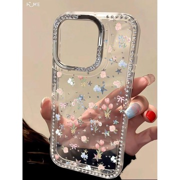 iphone17手機殼.郁金香適用蘋果17promax手機殼iPhone16閃鉆15小眾14輕奢13女11