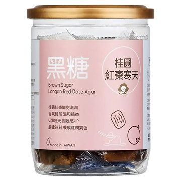 Medolly 蜜思朵 黑糖桂圓紅棗寒天  17g  12入  1罐
