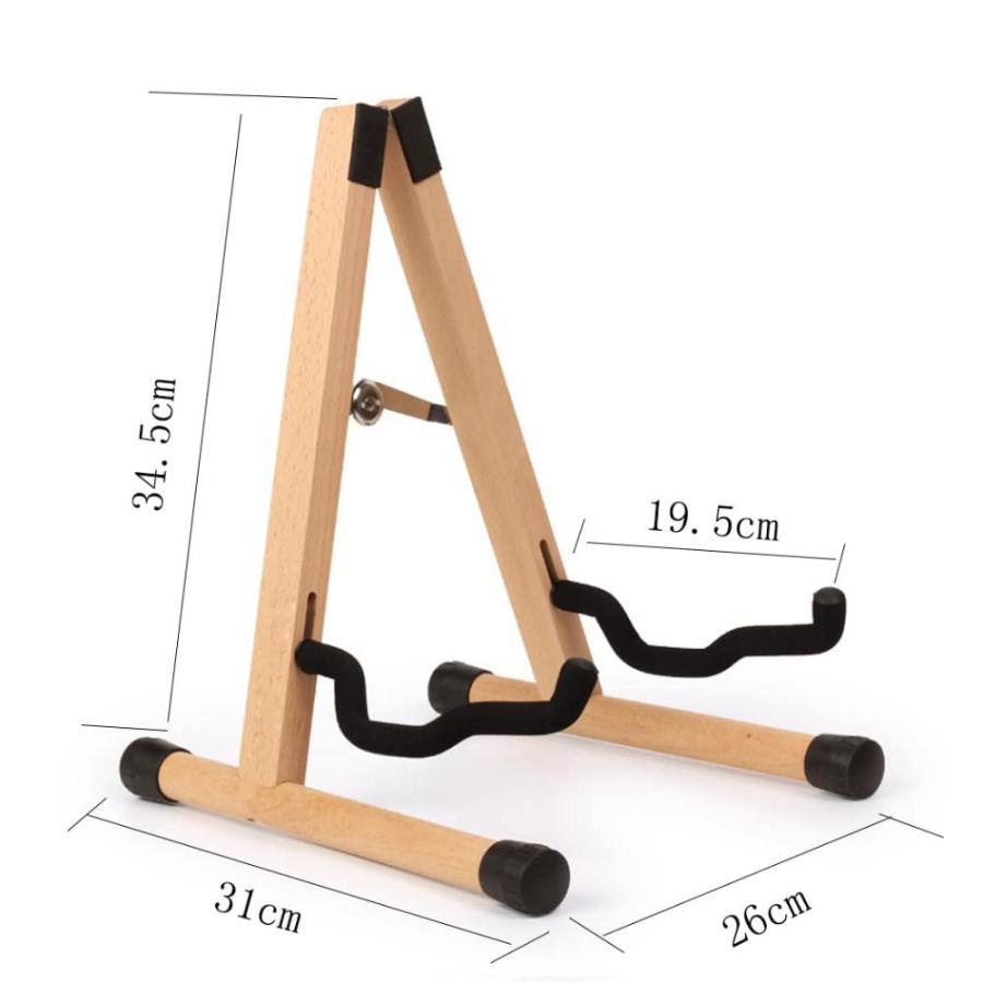 アップグレード 折りたたみ式 アコースティックギタースタンド アコースティックギタースタンド フロアスタンディング エレキギタースタンド A型 折りた