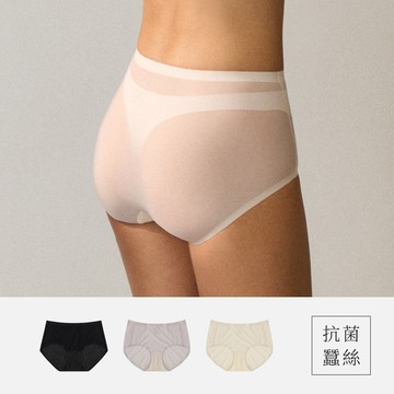 【廠商直送】VC-5A抗菌蠶絲無痕雪片內褲