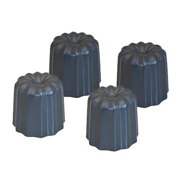 de Buyer 畢耶 不沾烘焙系列 不沾可麗露模 4入  5.5cm  1個