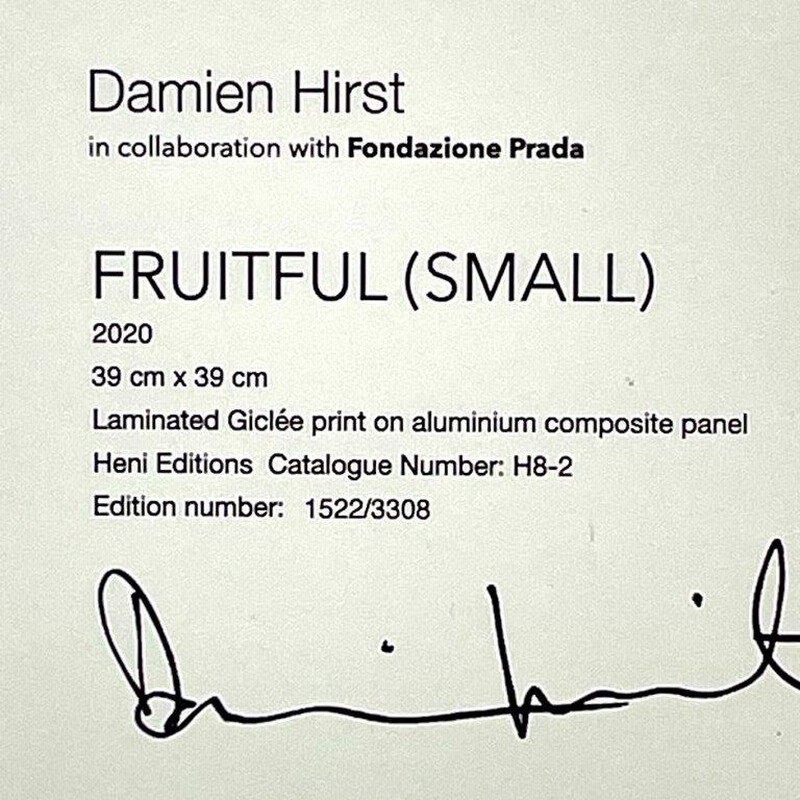 新品未使用〉ダミアン・ハースト 'Damien Hirst Fruitful' 〈世界限定 