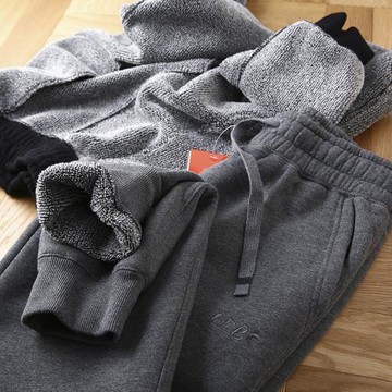 大牛貨！陽離子絨！男士秋冬保暖加絨加厚百搭運動休閑束口衛褲潮