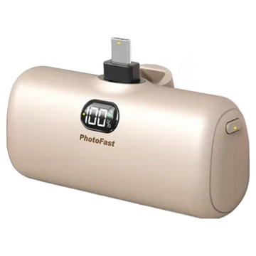 PhotoFast 銀箭資訊 PD快充 口袋行動電源 5000mAh 金屬系 20W急速充電 Type-C  PB2600  香檳金