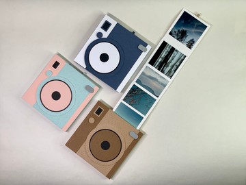 一月計劃 - 相機卡片(現貨可接單)/手工卡片/手工書