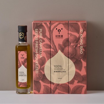 [籽熊寶茶油]鮮果鮮榨山茶油 245ml*6入