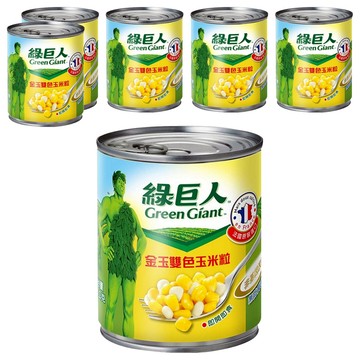 Green Giant 綠巨人 金玉雙色玉米粒  198g  6罐
