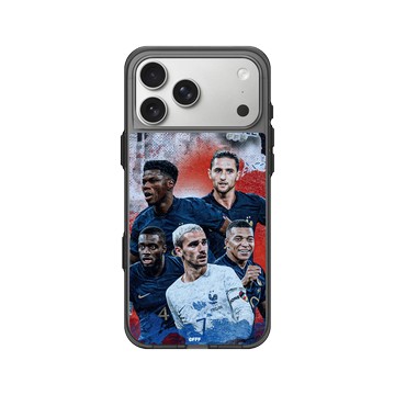 iPhone 17 Pro Max Clear (相機按鈕) 酷墨灰 - FFF - France National team - Mix Jerseys