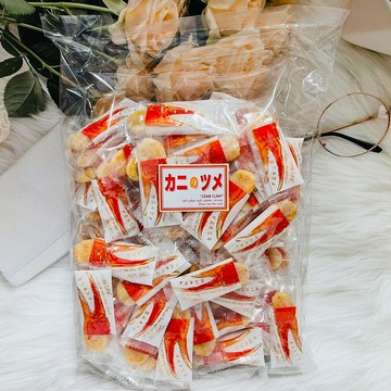 日本 尼西 新西  螃蟹風味米果 蟹風味米果 蟹腳造型包裝 285g｜全店$299 全家取貨免運｜領券9折｜APP下單最高再賺13%點數⚡