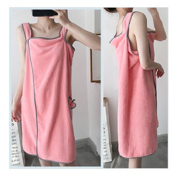 2022新款浴巾家用女可穿可裹非純棉吸水速干不易掉毛巾大浴裙大人