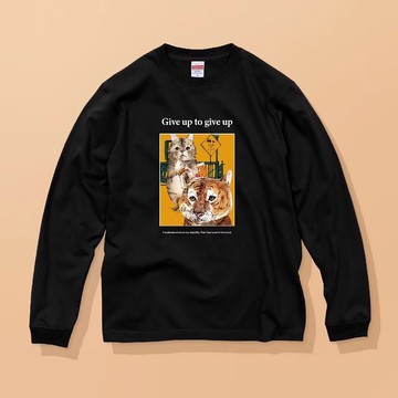 想變成老虎的貓 / 安心品質 / 經典長袖純棉T恤