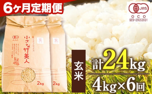 令和5年産 小さな竹美人 玄米 4kg(2kg×2袋) 株式会社コモリファーム《お申込み月の翌月から出荷開始》