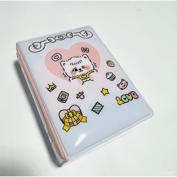 台灣出貨-幸福時光藍色貓貓INS無圓頂反扣 相冊 卡包 3 寸收納冊