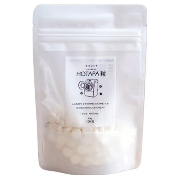 HOTAPA 天然貝殼粉洗衣槽去污清潔錠 100顆裝  45g  1包