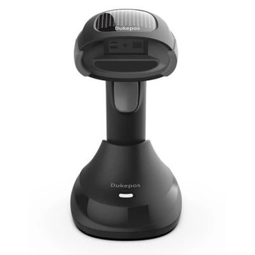 DUKEPOS 皇威國際 DK-5490 台灣製造台灣專利可換電池 二維全域快門Global Shutter無線條碼掃描器