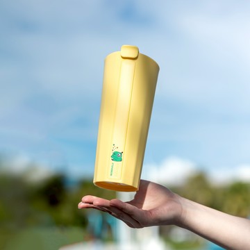 怪奇事物所 / 淡黃 聯名款 hó-lim 飲料杯