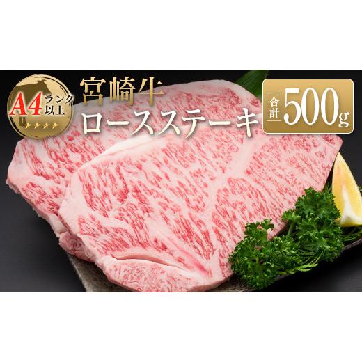 ふるさと納税 宮崎県 ◆宮崎牛ロースステーキ(合計500g)