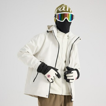 好物 男女新款全熱封兩件套三合一沖鋒衣冬季戶外旅行防風防水登山滑雪