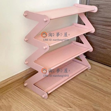 簡易防塵鞋架宿舍鞋柜家用門口小號無紡布鞋子收納【淘夢屋】
