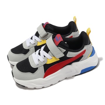 Puma 童鞋 Trinity Lite AC PS 中童 黑 灰 紅 藍 魔鬼氈 運動鞋 39148007