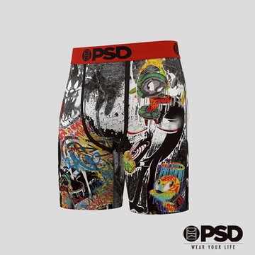 【PSD Underwear 官方旗艦店】LOONEY TUNES- 平口四角褲-砂石兔兔-紅色