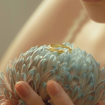 Canopée｜樹冠霧面金戒指