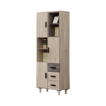 Homelike 喜家居2.2尺三抽書櫃(2256)