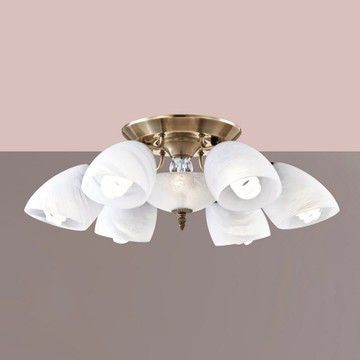 E27古典半吸頂六燈 B104-53-12-1881