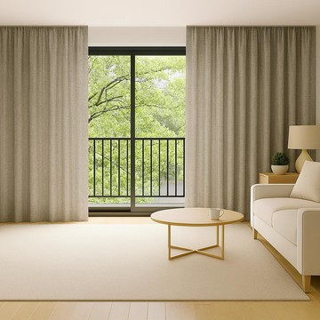 ECSO 打摺遮光窗簾 寬130X高120以內 #S13-3302-2