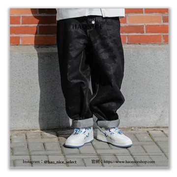 【HAO NICE】悠遊城市系列 Bape經典迷彩 閃電星 上海城市限定 休閒板鞋 運動鞋