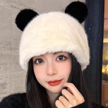 現貨+預購 韓版毛帽毛線帽子針織帽秋冬加絨厚磅保暖帽百搭冷帽休閒帽-小熊耳朵6色n1mp72