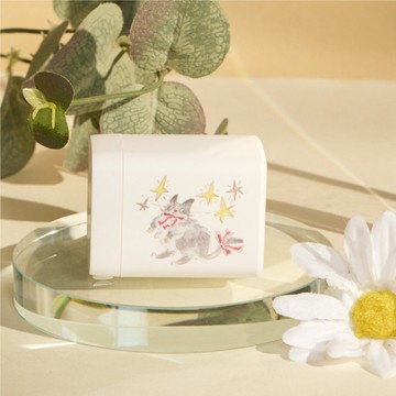 Meow Illustration星星與貓GaN 40W Type-C雙孔充電頭